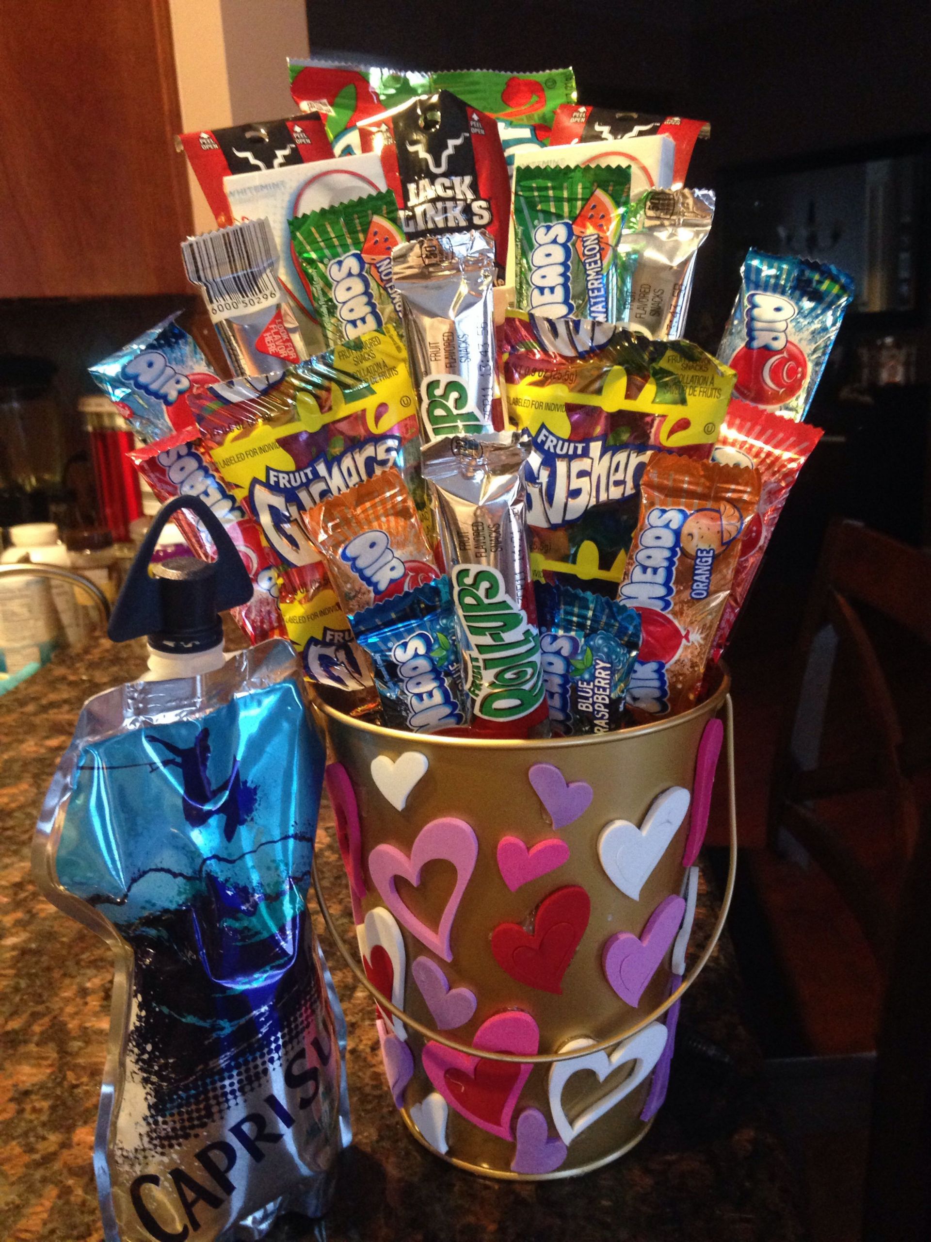 Valentines Day Gift Ideas For My Boyfriend
 My boyfriends candy basket for valentines day 