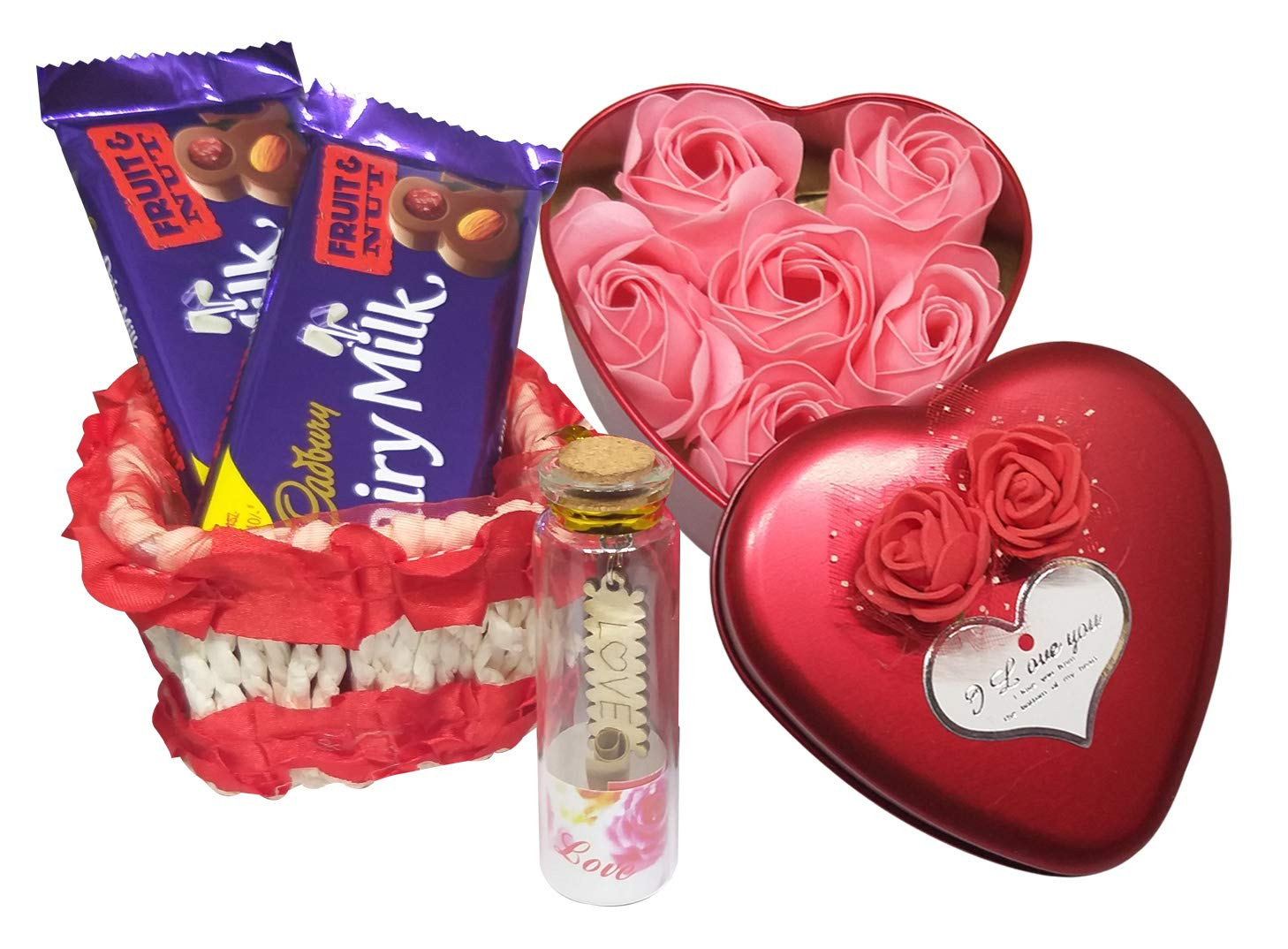 Valentines Day Gift Package
 Valentine Day Love Gift Message Bottle Soft Toy Gift