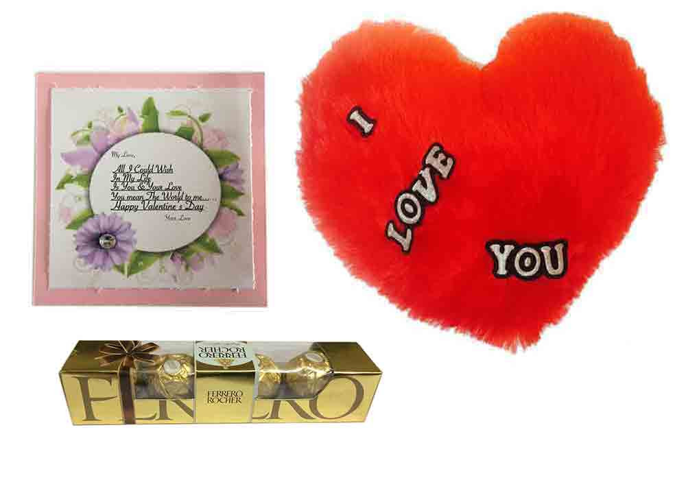 Valentines Day Gift Package
 Loops n Knots Valentine s Day Gift I Love You Red Heart