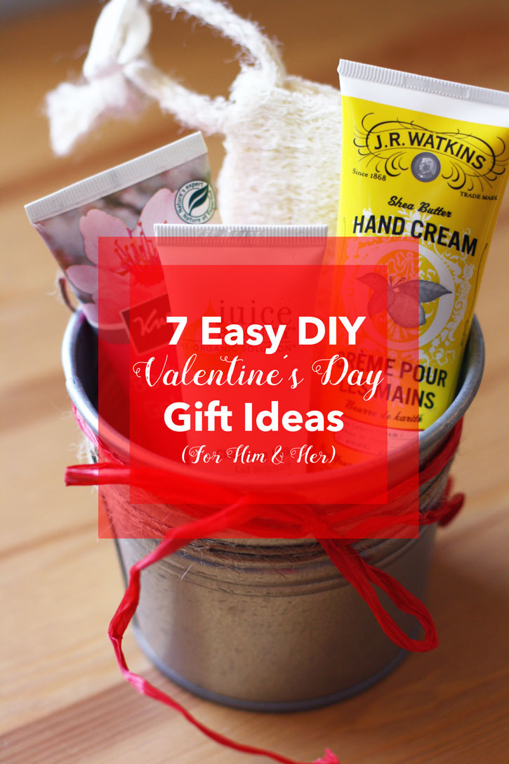 Valentines Day Handmade Gift Ideas
 7 Easy DIY Valentine’s Day Gift Ideas For Him & Her