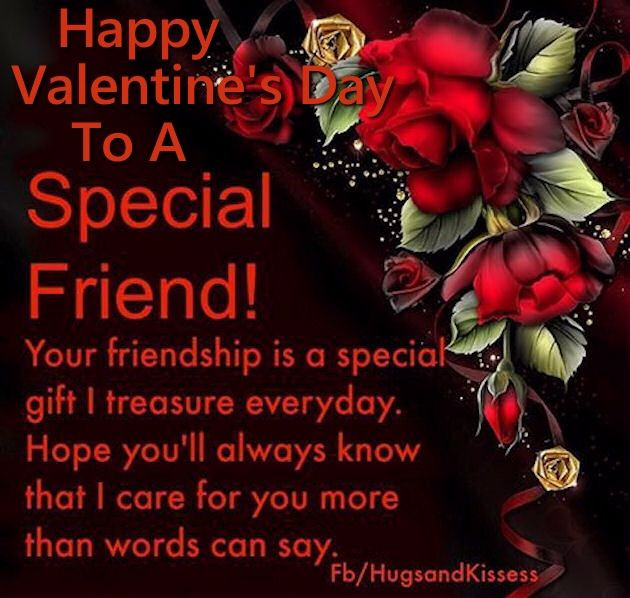 Valentines Day Quote For Best Friend
 Happy Valentines Day To A Special Friend s